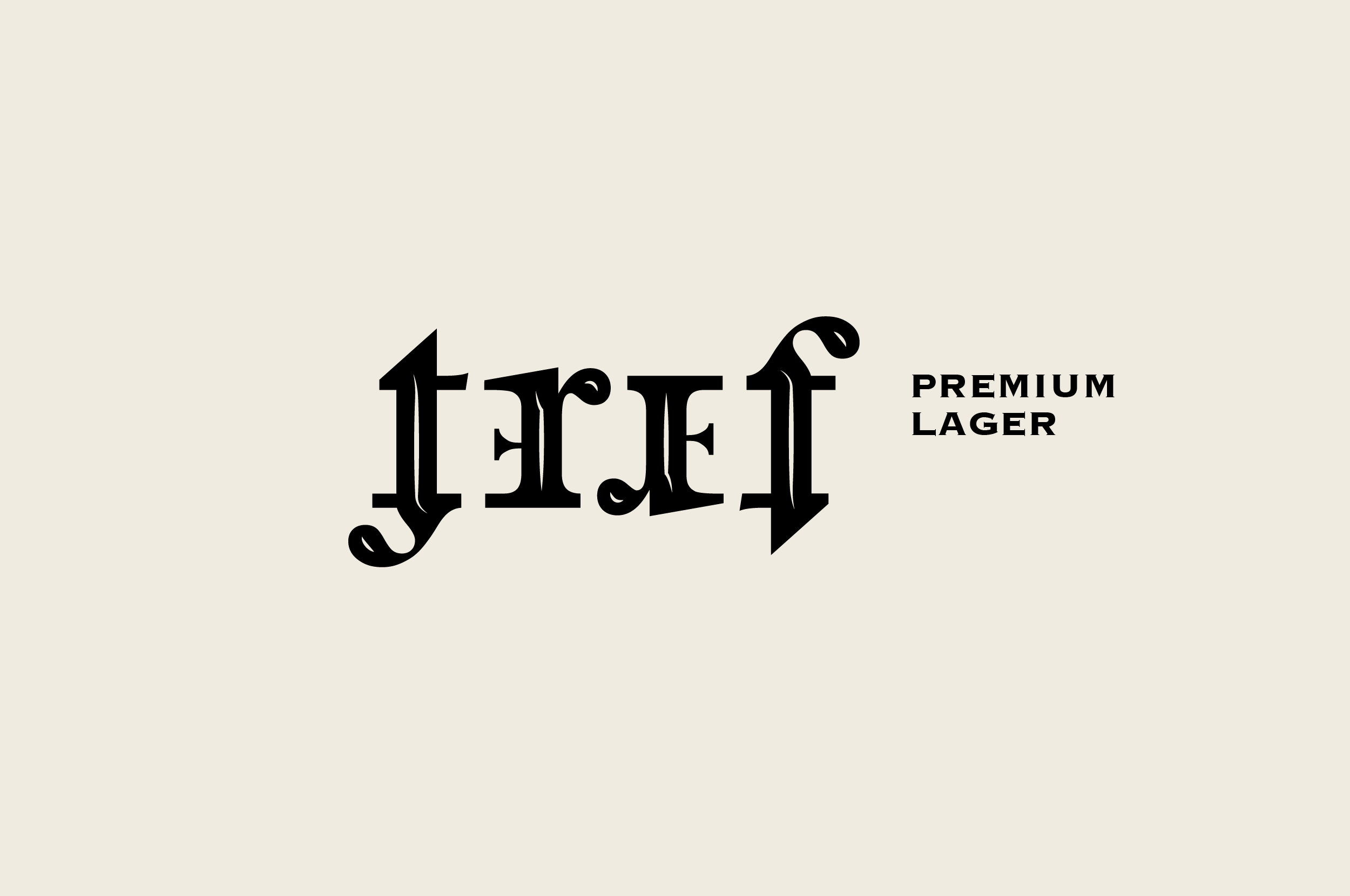 Tref Material TREF premium lager beer - dig studio